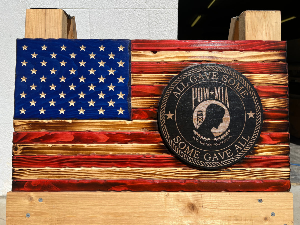 POW Wooden Flag – Southern Sawdust