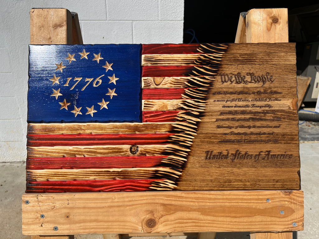 Split Level Flag Case Split Level Flags – Southern Sawdust